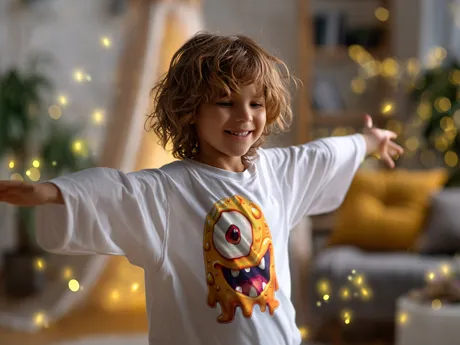 Regalo mágico para la sonrisa de un niño.