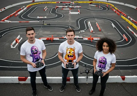 Equipos de carreras de drones