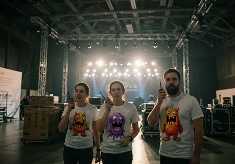 Equipos de agencias de eventos