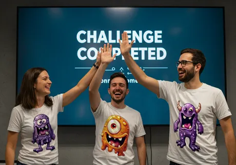 Equipos para desafíos en línea