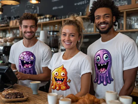 Personal de tiendas y cafeterías